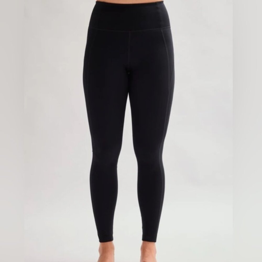 Girlfriend Collective‎ Black Compression High-Rise 7/8 Leggings XS NWT